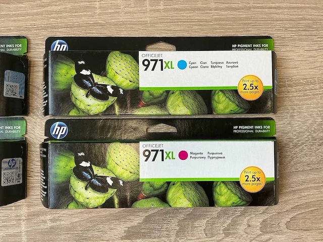 Hp - 971xl - cartridge (4x) - afbeelding 3 van  4