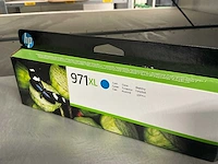 Hp - 971xl - cartridge cian (4x) - afbeelding 2 van  3