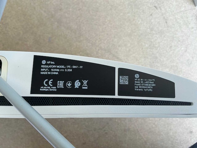 Hp - all-in-one 22-c0xx - desktop - afbeelding 4 van  5