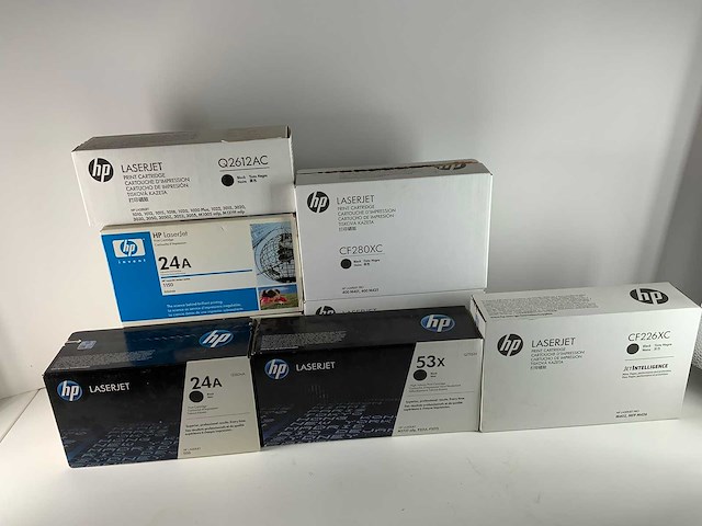 Hp - bulk lot toners - mixed models (x7) - afbeelding 1 van  3