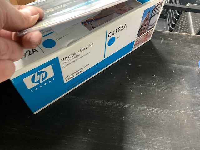 Hp - c4192a - cyaan - color laserjet printcartridge - afbeelding 2 van  2