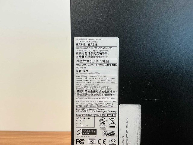 Hp - compaq 8300 - desktop (5x) - afbeelding 5 van  5
