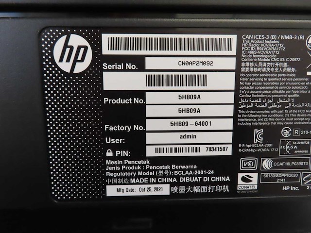 Hp - designjet t630 - grootformaatprinter - afbeelding 3 van  3