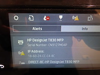 Hp - designjet t830 - grootformaatprinter - afbeelding 2 van  3