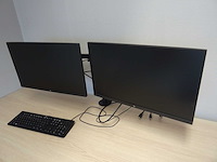 Hp - dubbele monitor op monitorarm (9x) - afbeelding 3 van  13