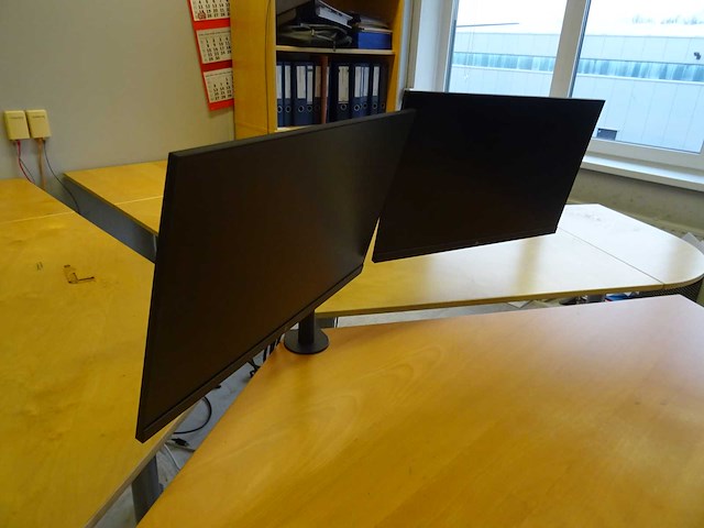 Hp - dubbele monitor op monitorarm (9x) - afbeelding 4 van  13