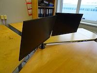 Hp - dubbele monitor op monitorarm (9x) - afbeelding 4 van  13