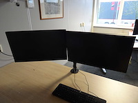 Hp - dubbele monitor op monitorarm (9x) - afbeelding 10 van  13