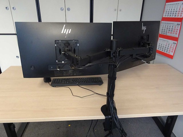 Hp - dubbele monitor op monitorarm (9x) - afbeelding 11 van  13