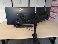 Hp - dubbele monitor op monitorarm (9x) - afbeelding 11 van  13