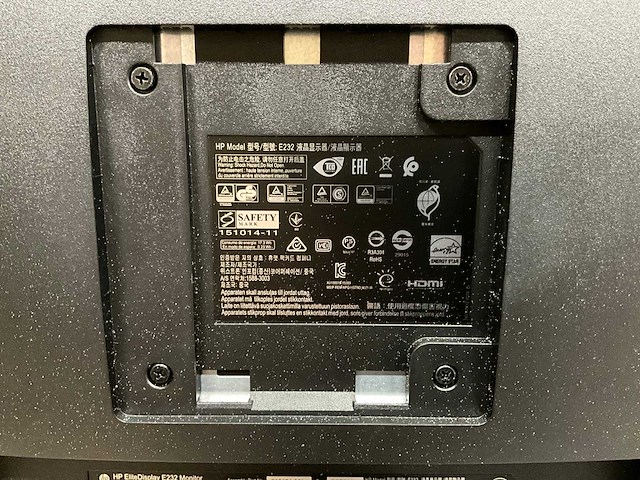 Hp - e232 - monitor (12x) - afbeelding 6 van  9