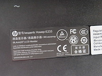 Hp - e233 - monitor (2x) - afbeelding 2 van  2
