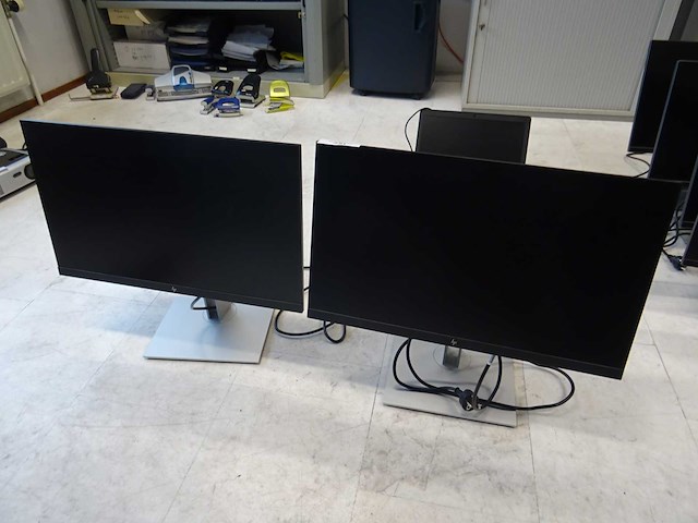 Hp - e24 g4 fhd - monitor (2x) - afbeelding 1 van  2