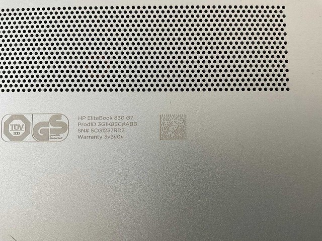 Hp - elitebook 830 g7 13.3”, core(tm) i7 10th gen, 16 gb ram, 512 gb nvme laptop - afbeelding 7 van  8