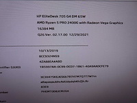 Hp - elitedesk 705 g4 dm - desktop - afbeelding 3 van  6