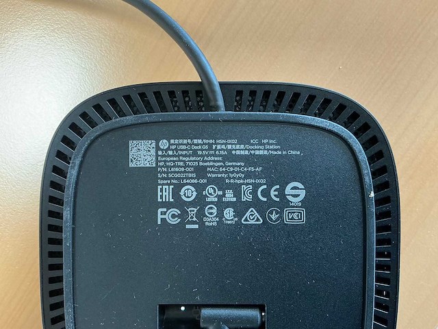 Hp - g5 - dockingstation met beeldschermen - afbeelding 6 van  7