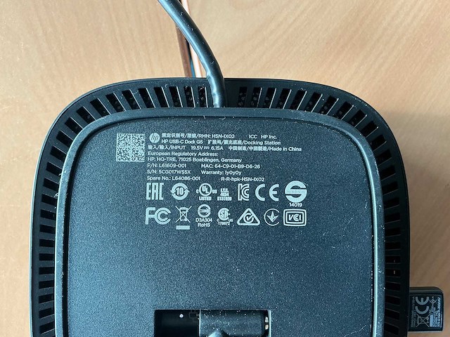 Hp - g5 - dockingstation met beeldschermen - afbeelding 4 van  9
