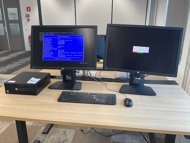 Hp - hp prodesk 400 g2.5 sff - desktop - afbeelding 4 van  6