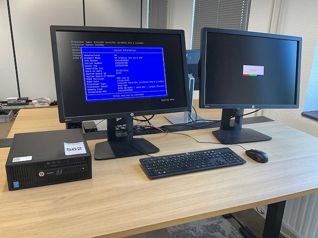 Hp - hp prodesk 400 g2.5 sff - desktop - afbeelding 1 van  6