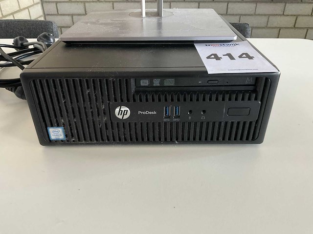 Hp - hp prodesk 400 g3 sff - desktop - afbeelding 2 van  6