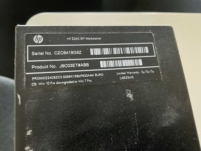 Hp - hp z240 sff workstation - desktop - afbeelding 6 van  6