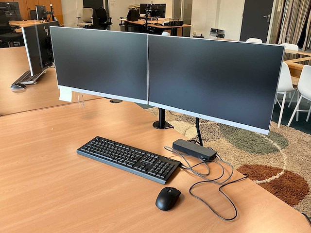 Hp - hsa-b005ds - dockingstation met beeldschermen - afbeelding 1 van  9