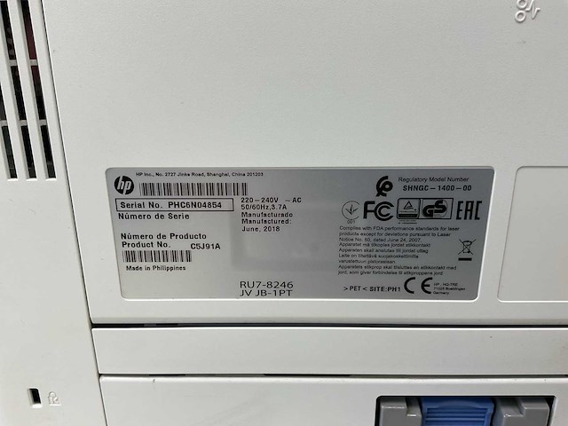 Hp - laser jet pro c5j91a - laserprinter - afbeelding 11 van  12
