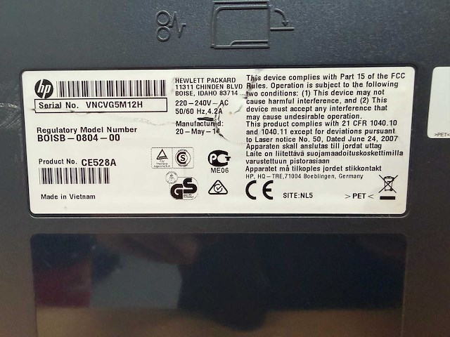 Hp - laserjet enterprise p3015dn - zwart-wit laserprinter - afbeelding 18 van  18