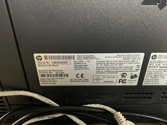 Hp - laserjet pro 200 color mfp - laserprinter - afbeelding 5 van  7