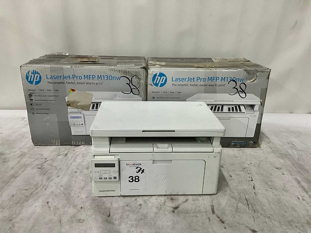 Hp - laserjet pro mfp m130nw - laserprinter (3x) - afbeelding 1 van  2