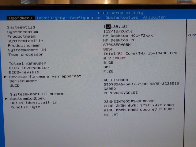 Hp - m01-f2xxx - desktop - afbeelding 3 van  4