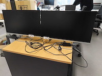 Hp - m24f fhd - monitor (2x) - afbeelding 2 van  2