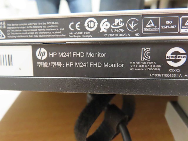 Hp - m24f fhd - monitor (2x) - afbeelding 1 van  2