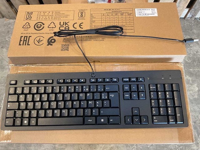 Hp - m27527-051 fr - toetsenbord (86x) - afbeelding 1 van  4