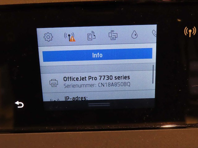 Hp - officejet - pro7730 - multifunctional - afbeelding 2 van  2