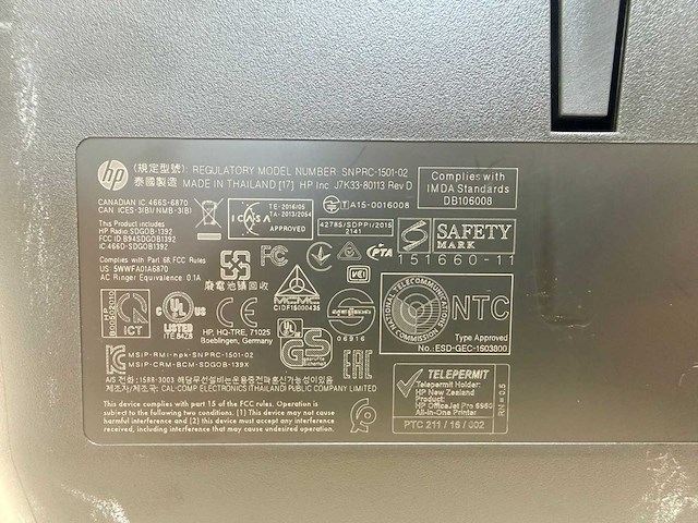 Hp - officejet pro 6960 - kleur all-in-one inkjetprinter - afbeelding 6 van  9