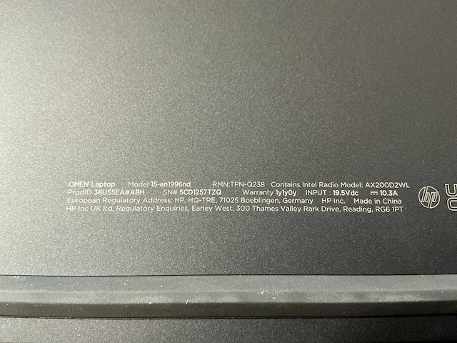 Hp - omen gaming laptop 15-en1996nd - afbeelding 7 van  8