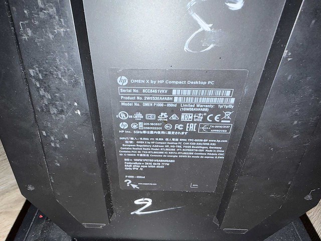 Hp - omen x by hp compact desktop p1000-0xx - desktop - afbeelding 3 van  4