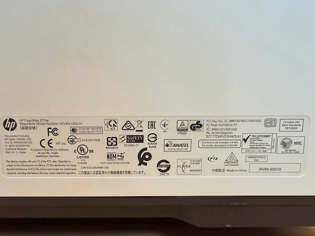 Hp - pagewide 377dw - kleur all-in-one inkjetprinter - afbeelding 2 van  15