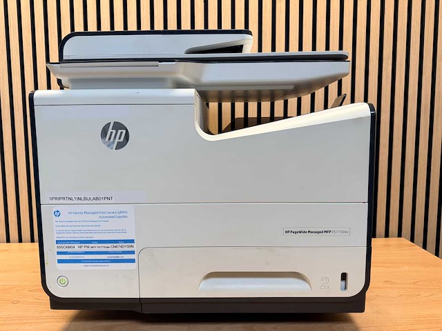 Hp - pagewide managed mfp p57750dw - kleur all-in-one inkjetprinter - afbeelding 1 van  13