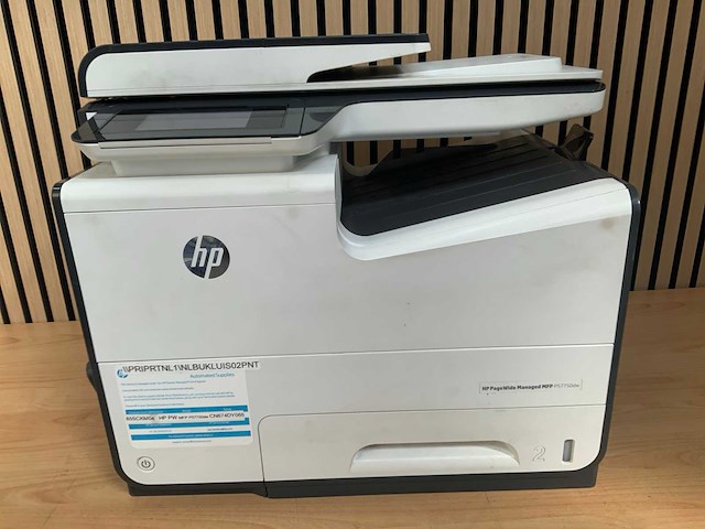 Hp - pagewide managed mfp p57750dw - kleur all-in-one inktjetprinter - afbeelding 1 van  8