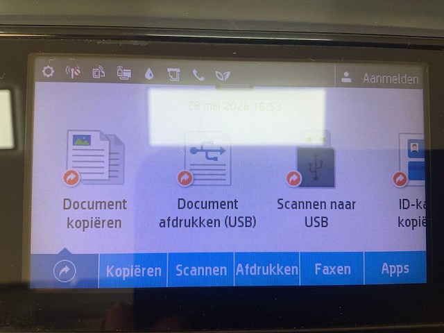 Hp - pagewide managed mfp p57750dw - kleur all-in-one inktjetprinter - afbeelding 2 van  8