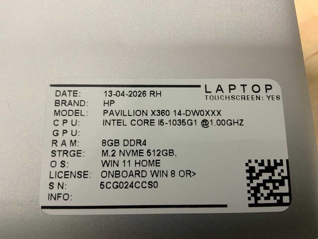 Hp - pavillion x360 14 - laptop (2x) - afbeelding 2 van  10