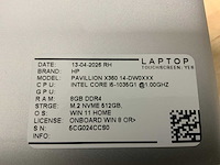 Hp - pavillion x360 14 - laptop (2x) - afbeelding 2 van  10