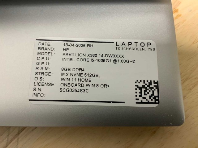 Hp - pavillion x360 14 - laptop (2x) - afbeelding 10 van  10
