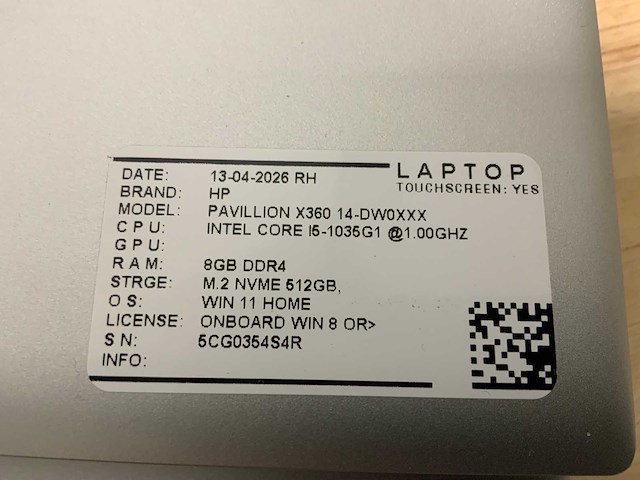 Hp - pavillion x360 14 - laptop (2x) - afbeelding 2 van  10