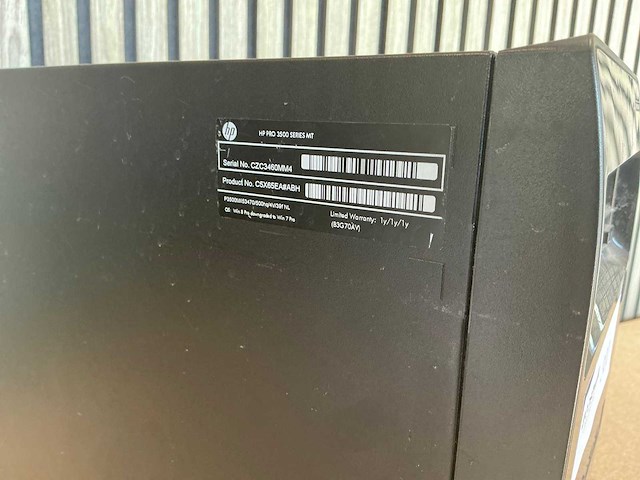 Hp - pro 3500 mt - desktop - afbeelding 3 van  5