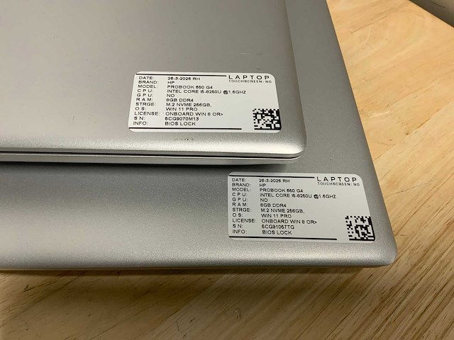 Hp - probook 650 g4 - laptop (2x) - afbeelding 4 van  7