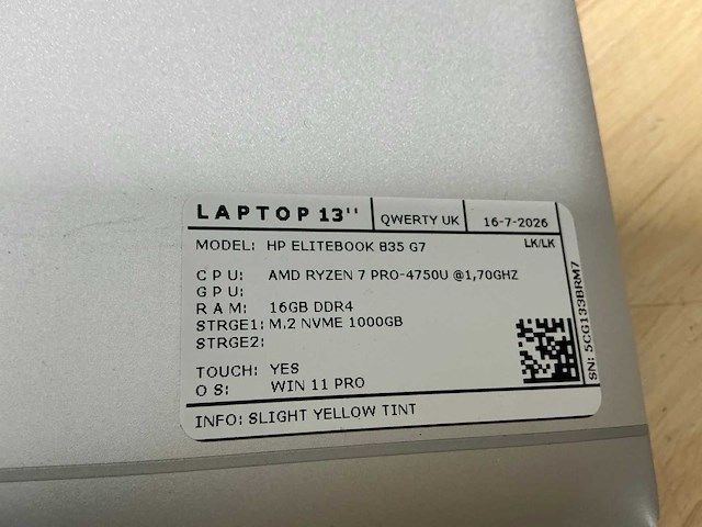 Hp - probook 835 g7(ryzen7) - laptops (2x) - afbeelding 8 van  9