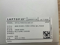 Hp - probook 835 g7(ryzen7) - laptops (2x) - afbeelding 9 van  9